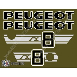 Kit Autocollants PEUGEOT SX8