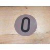 AUTOCOLLANT CODE WAGONNAGE 0 GRIS