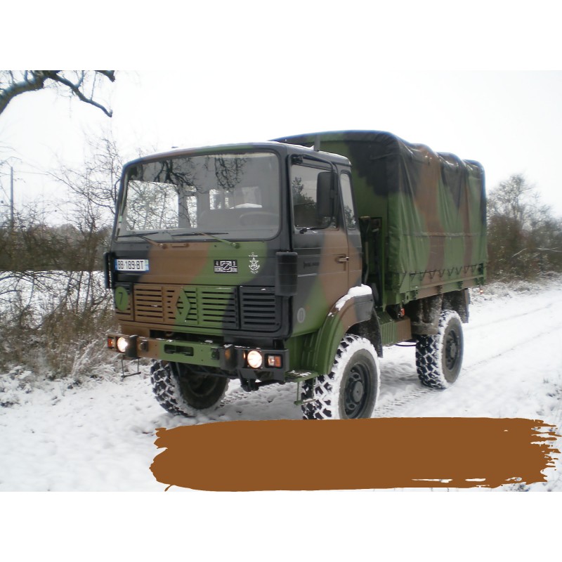 PEINTURE BRUN TERRE CAMOUFLAGE 3 TONS CENTRE EUROPE 1kg