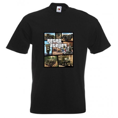 T-SHIRT GTA RETRO-ATELIER